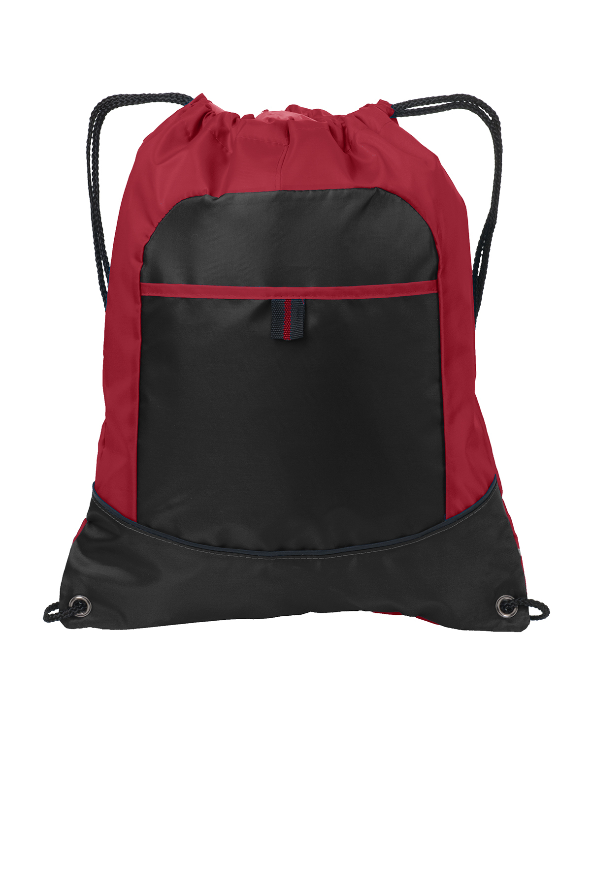 COLOR ICON - portauthoritydrawstring - True Red Black
