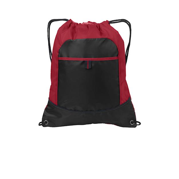 COLOR ICON - portauthoritydrawstring - True Red Black