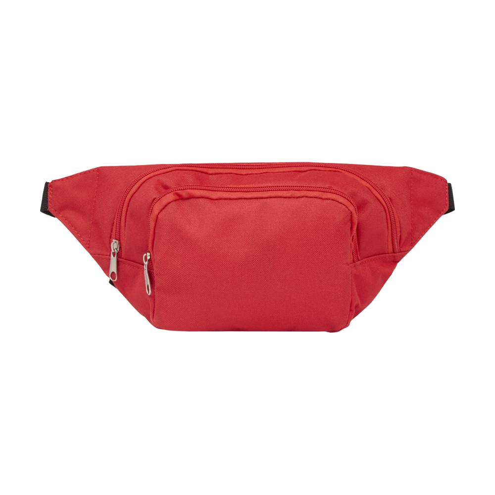1. Santander fanny pack with two compartments Red