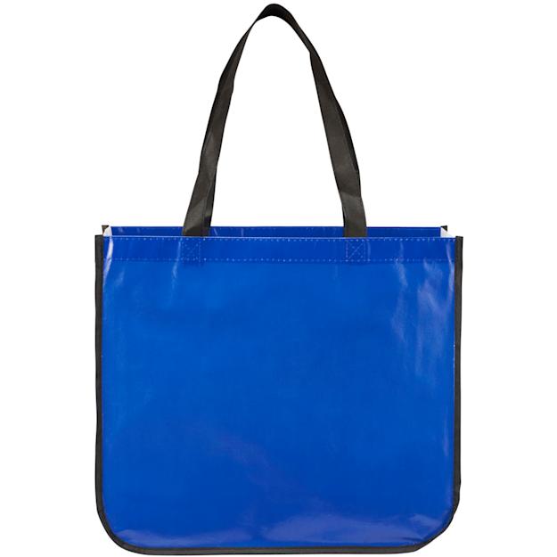 COLOR ICON - glosslaminatednonwovenshoppertote - Royal