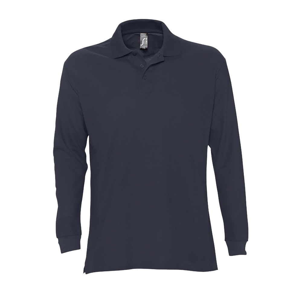 Sols Basic Long Sleeve Polo ICON navy