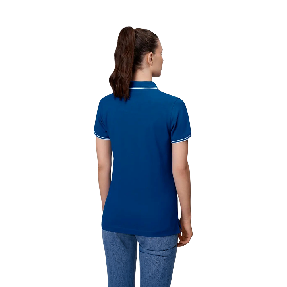 contrastpoloshirtstretchwomen back