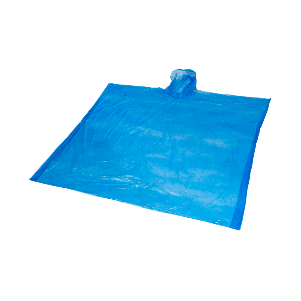 zivadisposablerainponcho blue