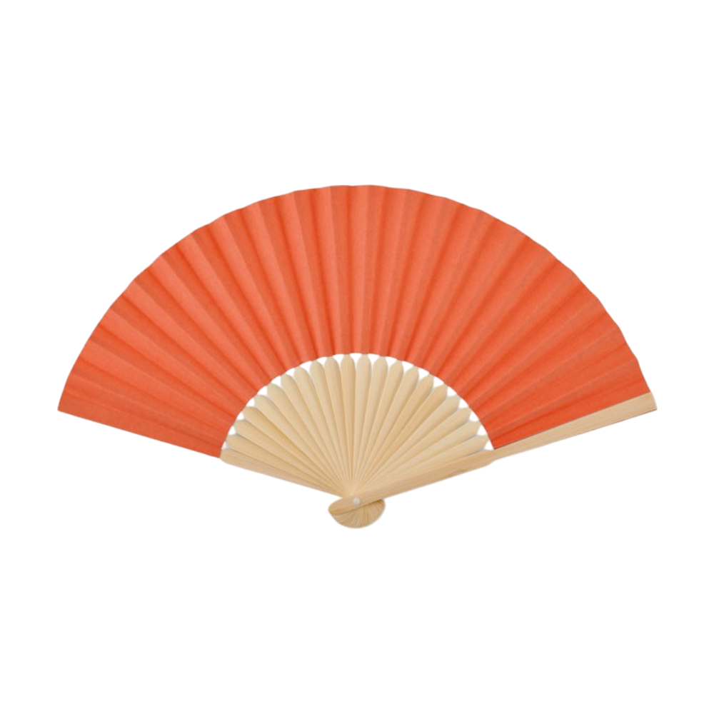 ICON - papermanuelhandfan orange