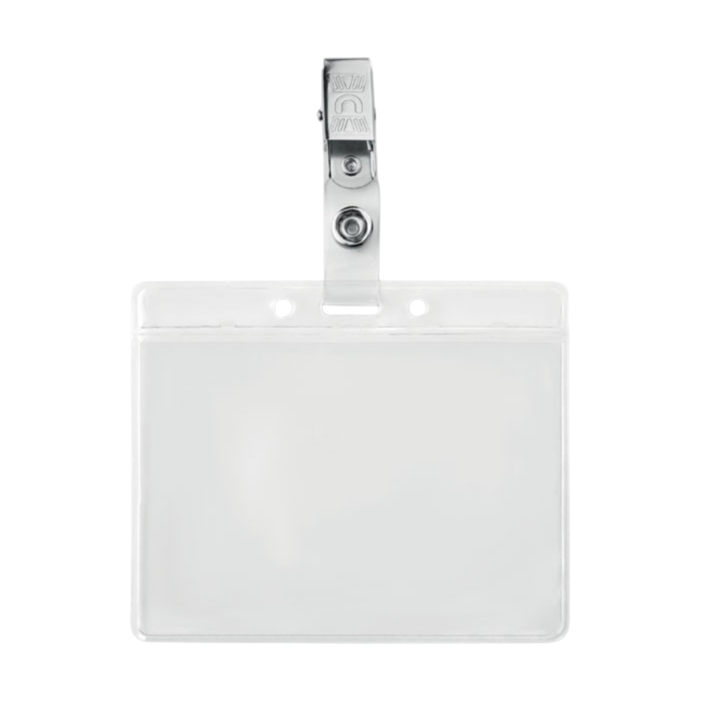 Portabadge in PVC con Clip