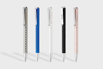 Penna effetto diamante
