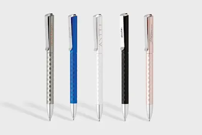 Penna effetto diamante