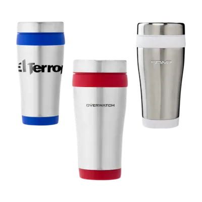 Silver with Coloured Accents RCS Insulated Double-walled Tumbler 410 ml