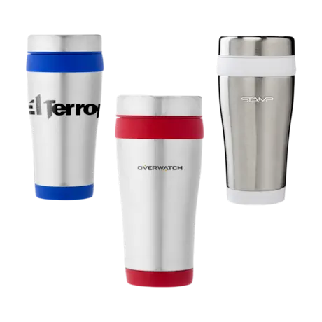 Silver with Coloured Accents RCS Insulated Double-walled Tumbler 410 ml