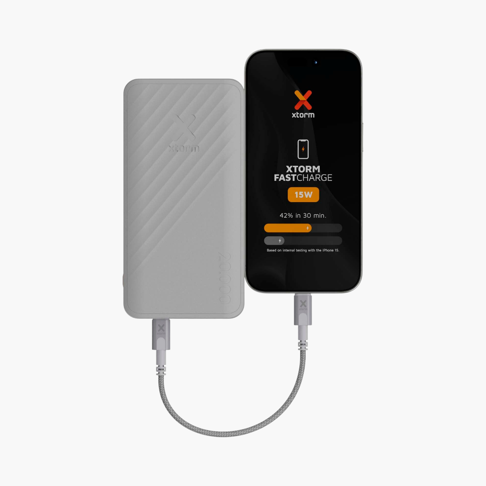 PDP - xtormxg220go215w20000mahfastchargepowerbank square #F8F8F8 background