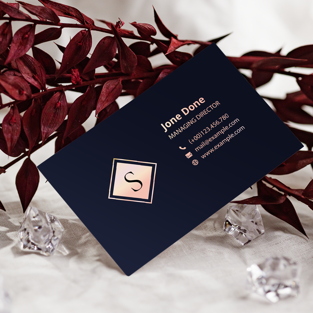 foil business card PDP Copy
