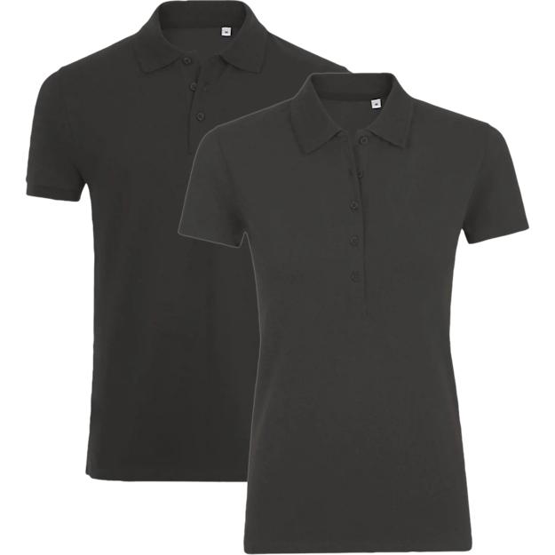 polosbodyfitpremiumsols801708m801709w charcoal melange