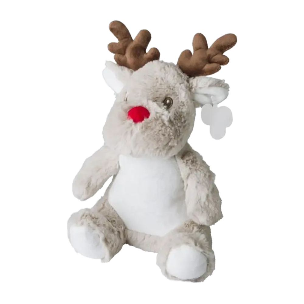 Plush Reindeer - three-quarter view