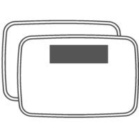 80x25 mm - Couvercle supérieur