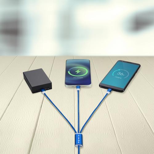 Versatile 5-in-1 charging cable PDP