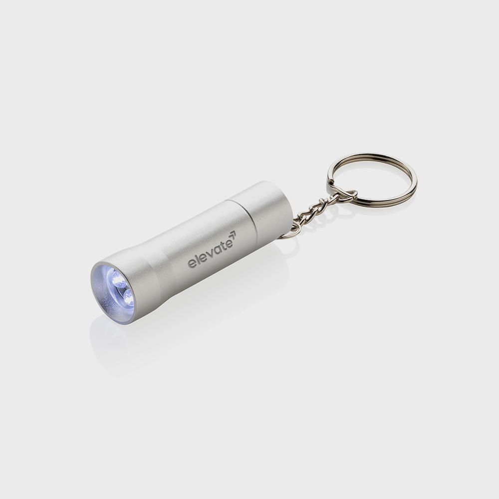 Torcia portachiavi ecologica in alluminio