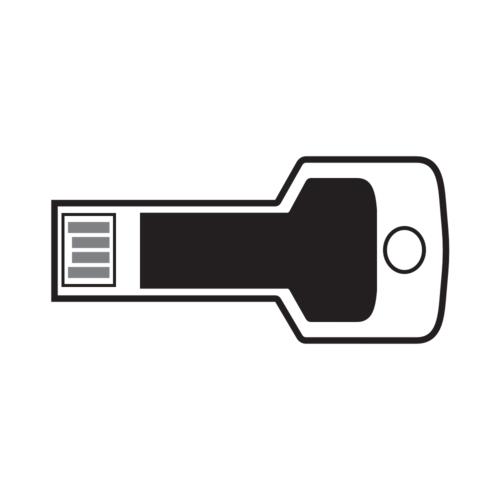 USB AluKey posi 41x19