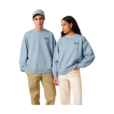 Felpa Stanley Stella Collo Tondo Oversize