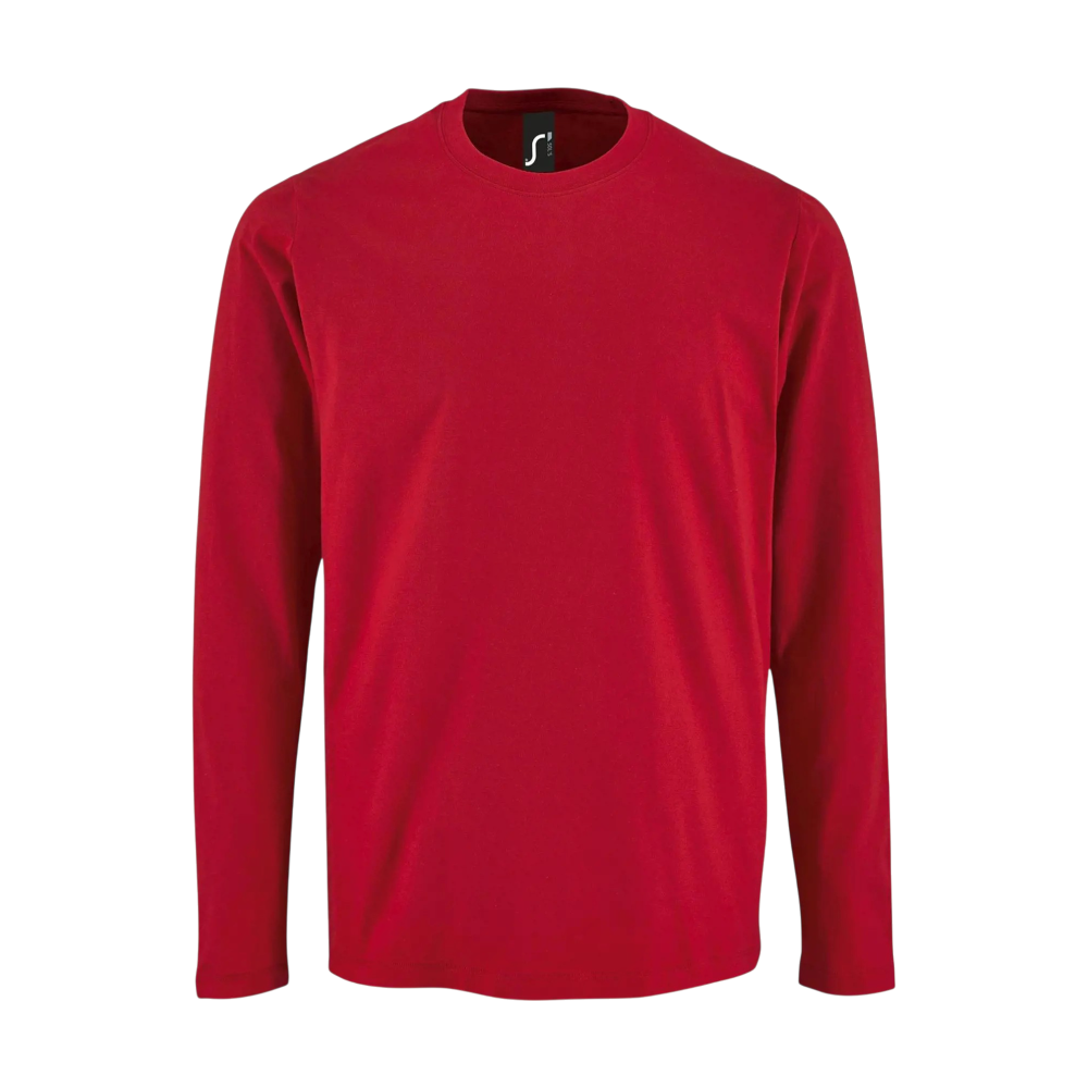 tshirtslongsleevesbasicsols red