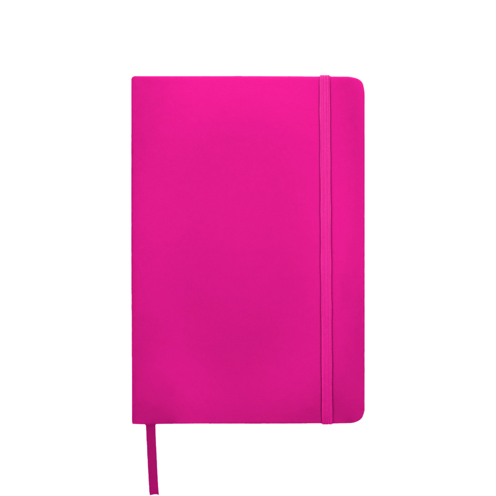 Spectrum A5 hard cover notebook magenta