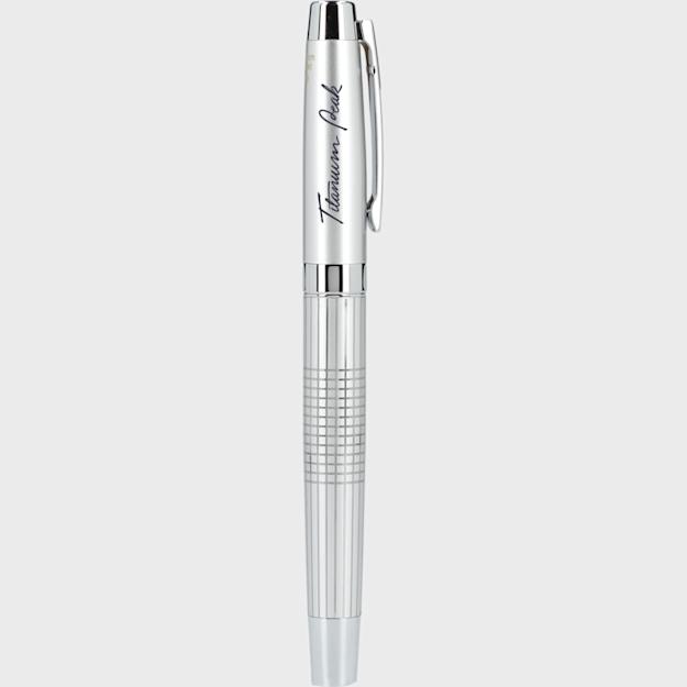 PDP - newtonrecycledbrassgelrollerball square grey background