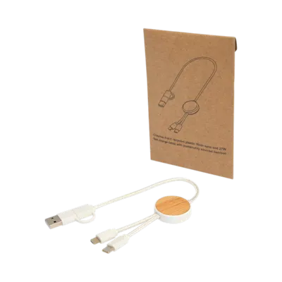Chechia 5-in-1 Recycled Plastic Bamboo Cable