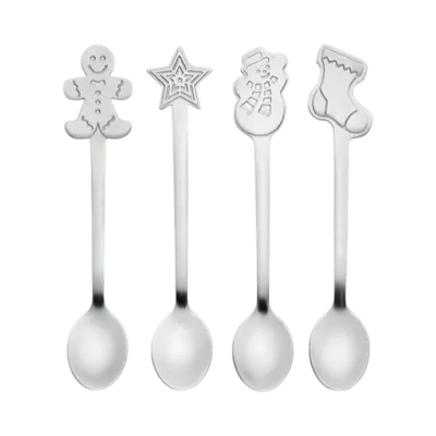 Christmas Tea Spoon Set of 4