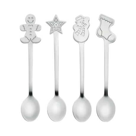 Christmas Tea Spoon Set of 4