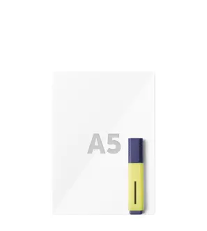A5 (148 x 210 mm)