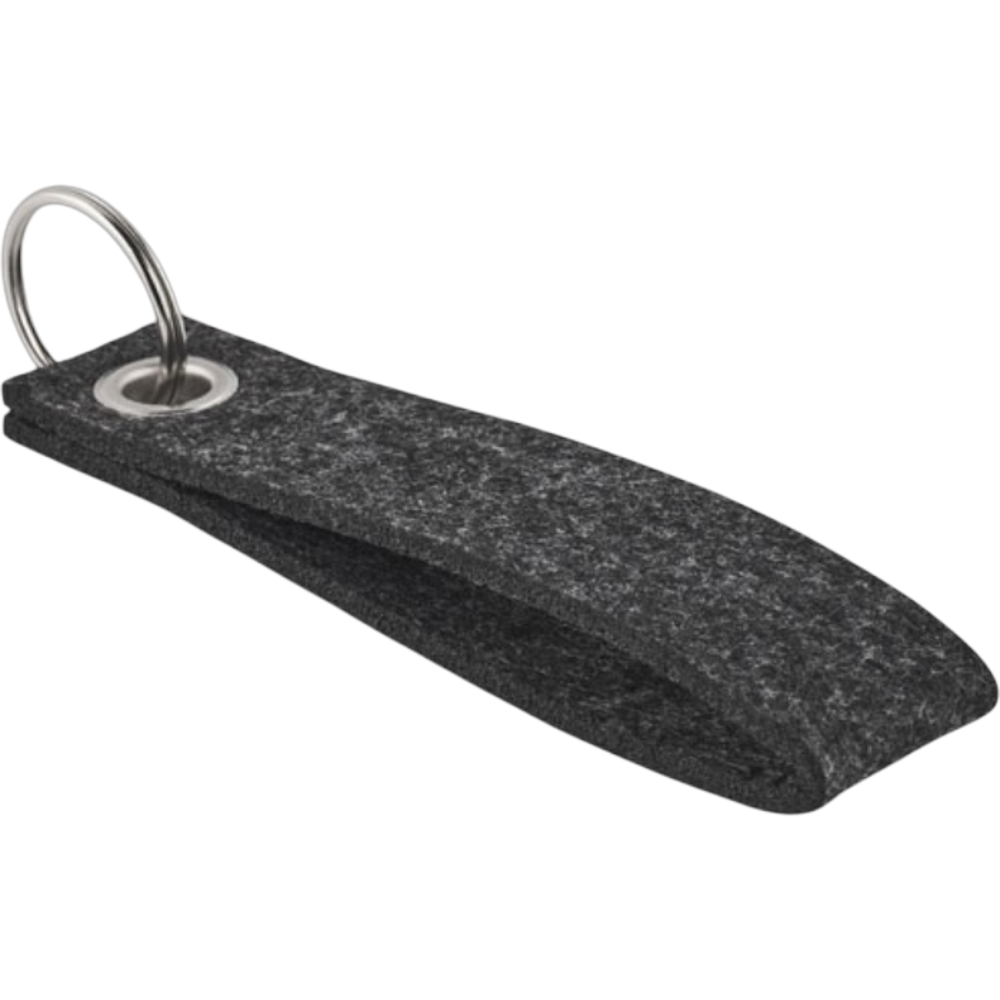 ICON - suorarpetfeltkeyring stone_grey