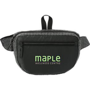 Nylon Grid Fanny Pack