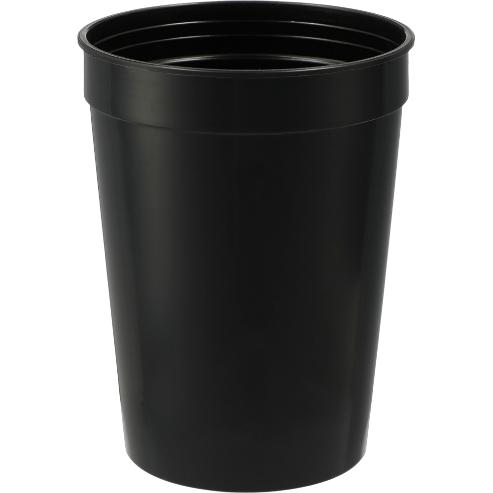 ICON - solid12ozrecycledstadiumcup black