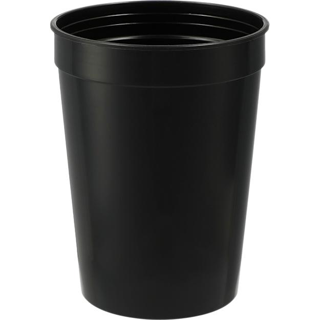 ICON - solid12ozrecycledstadiumcup black