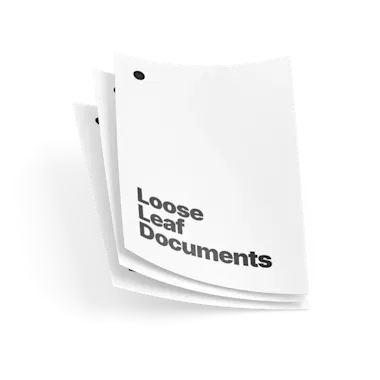 Loose Leaf Documents