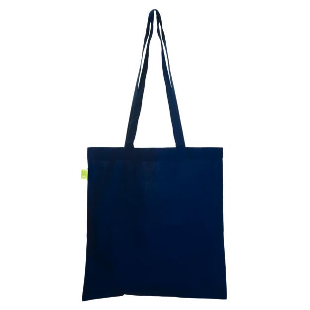 cottonbagslonghandlesfairtradeNavy