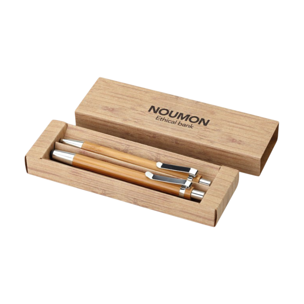 Set Penna e Matita in Bambù BAMBOOSET