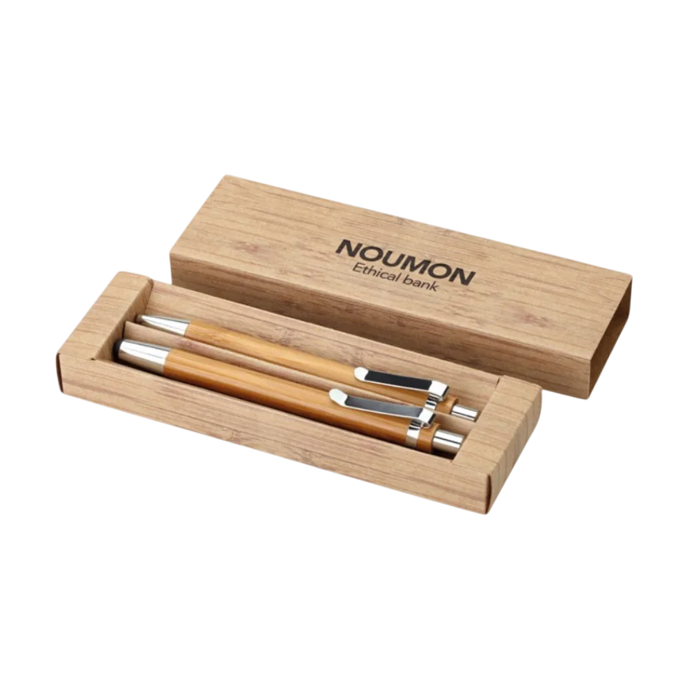 PDP - bamboosetbamboopenandpencilset square #F8F8F8 background