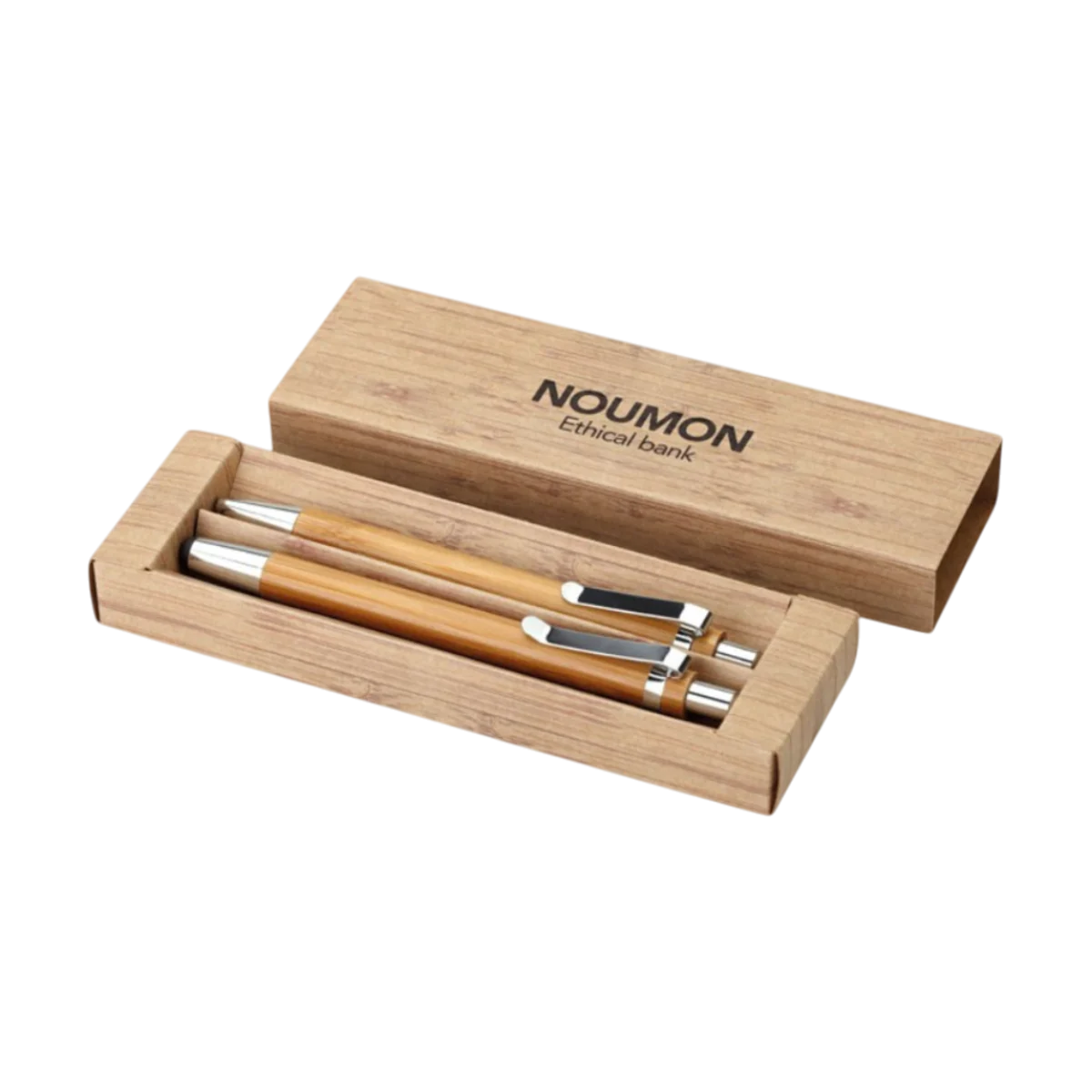 BAMBOOSET Bamboo Pen and Pencil Set main image