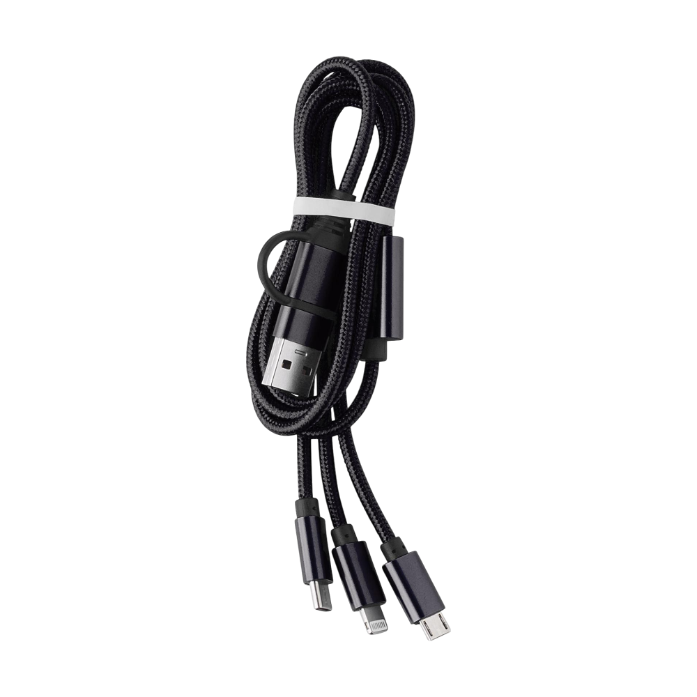 ICON - nylonchargingcableleif black