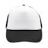 56. 5panelpolyestermeshcap White Black