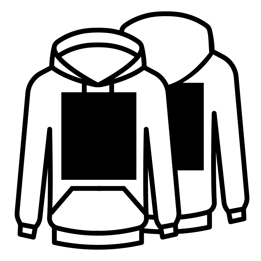 Borst groot | Rug 27 x 30 cm