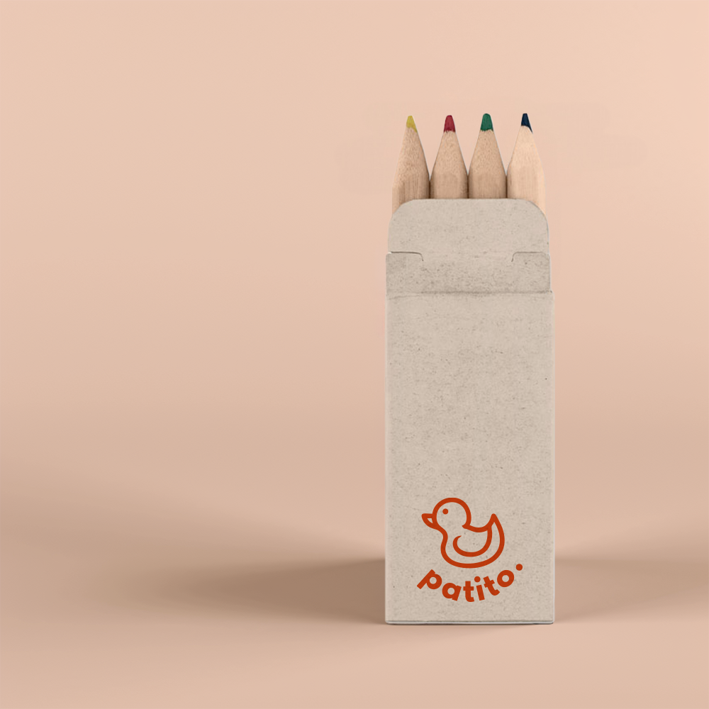 4minicolouredpencils Setting