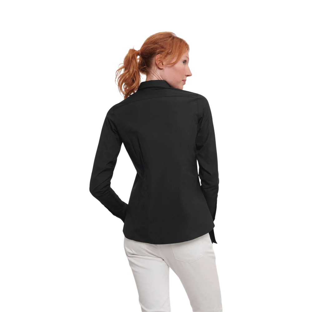 PDP - russellladieslslfittedultimatestretchshirt square #00000000 background