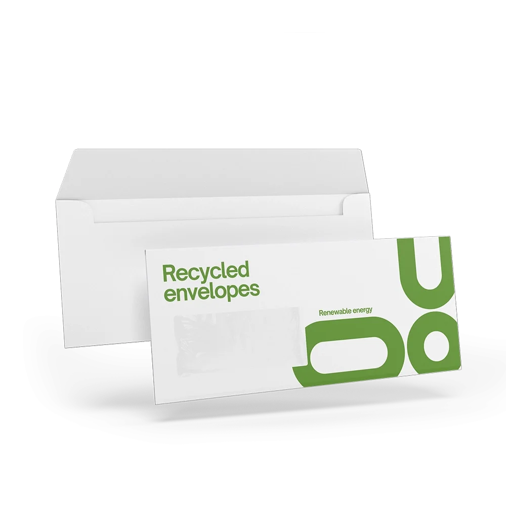 recycled envelopes