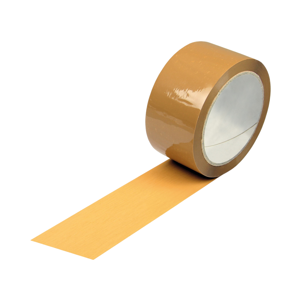 Braunes PP-Klebeband 50 mm x 66 m