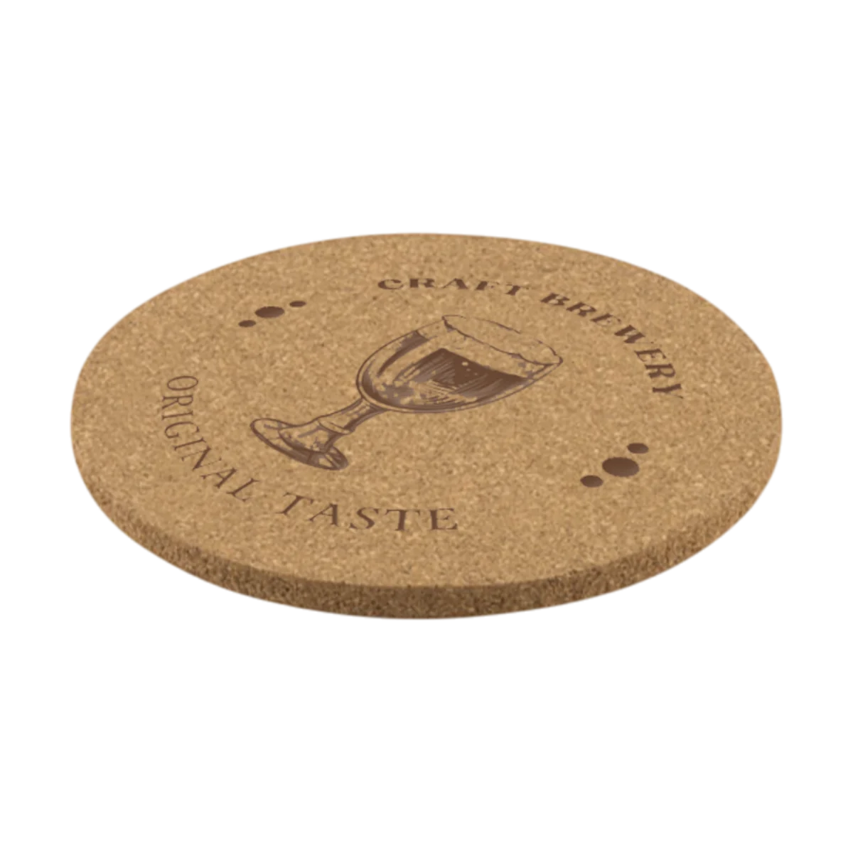 Round Cork Coaster main image