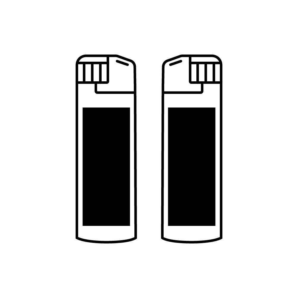 Doppelseitig - Siebdruck - 20 x 50 mm