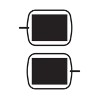 40 x 30 mm - Double Sided