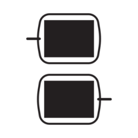 40 x 30 mm - Double face