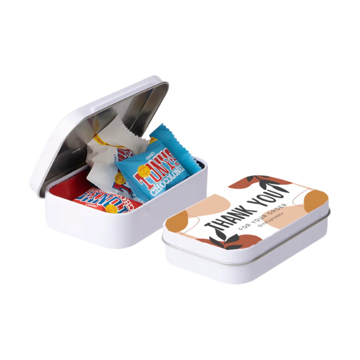 Tin with 3 Tiny Tony Chocolonely main image
